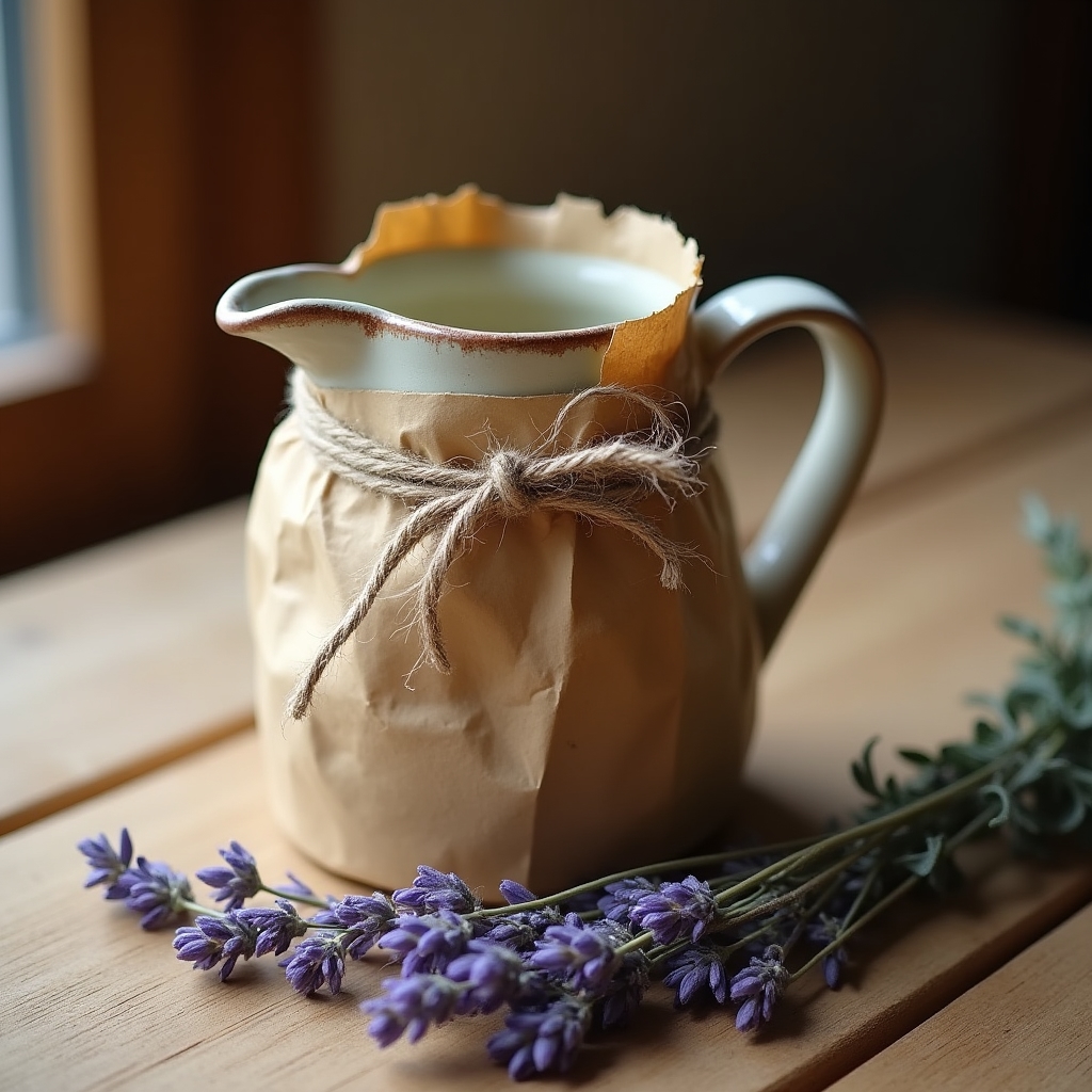 Piesă unică de ceramică ambalată elegant, potrivită pentru cadou